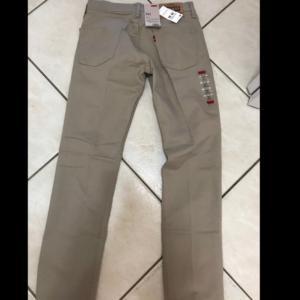 NWT Levi Strauss 511 Khaki Pants 29x30